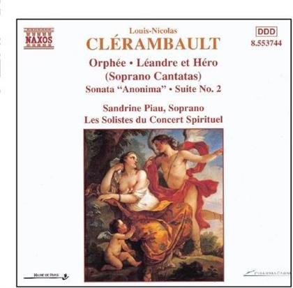 Louis-Nicolas Clérambault (1676-1749), Sandrine Piau & Les Solistes Du Concert Spirituel - Soprano Cantatas & Sonata - Orphée, Léandre et Héro
