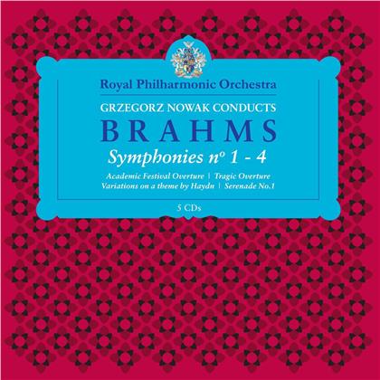 Johannes Brahms (1833-1897), Grzegorz Nowak & The Royal Philharmonic Orchestra - Symphonies 1-4