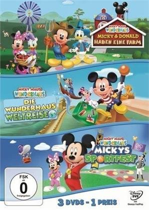 Micky Maus Wunderhaus - Sportfest / Weltreise / Farm (3 DVDs)