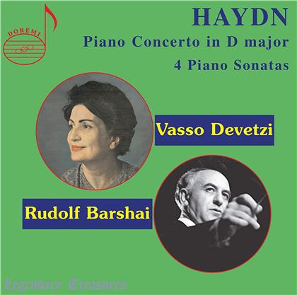 Moscow Chamber Orchestra, Joseph Haydn (1732-1809), Rudolf Barshai & Vasso Devetzi - Piano Concerto In D Major / 4 Piano Sonatas (Legendary Treasures)