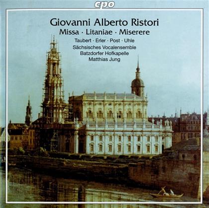 Giovanni Alberto Ristori, Matthias Jung & Sächsisches Vocalensemble - Missa/Litaniae/Miserere