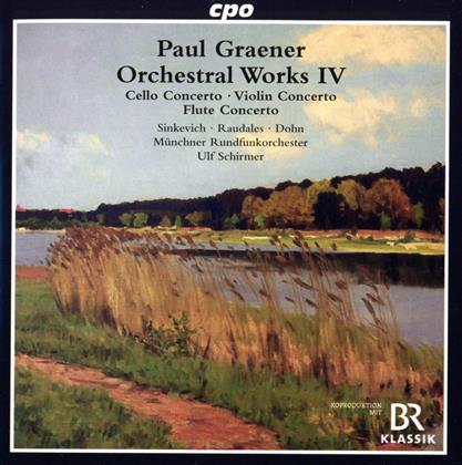 Ulf Schirmer, Paul Graener (1872-1944) & Münchner Rundfunkorchester - Cellokonzert op. 78 & Violinkonzert op. 104; Flötenkonzert op. 116