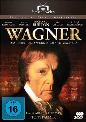 Wagner - Das Leben und Werk Richard Wagners - Die komplette Miniserie (Fernsehjuwelen, 3 DVDs)