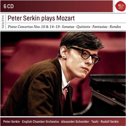 Wolfgang Amadeus Mozart (1756-1791) & Peter Serkin - Peter Serkin Plays Mozart (6 CDs)