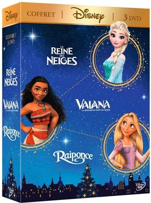 La Reine des neiges / Vaiana, la légende du bout du monde / Raiponce (Box, 3 DVDs)