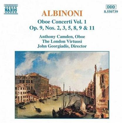 Tomaso Albinoni (1671-1751), John Georgiadis, Anthony Camden & London Virtuosi - Oboenkonzerte Vol. 1