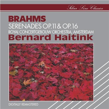 Johannes Brahms (1833-1897), Bernard Haitink & Concertgebouw Orchestra Amsterdam - Serenades Op. 11 & Op. 16 (Music On CD, 2019 Reissue)