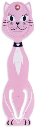 Flexilight Animal Leselicht (Pink Katze) - | 2 in 1 Leselampe & Lesezeichen - LED Leselicht - Geschenk für Leser, Buchliebhaber - Deutsche Ausgabe
