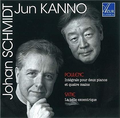 Jochen Schmidt, Jun Kanno, Francis Poulenc (1899-1963) & Erik Satie (1866-1925) - Intégrale Pour 2 Pianos & Quatre Mains