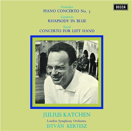 Serge Prokofieff (1891-1953), George Gershwin (1898-1937), Maurice Ravel (1875-1937), Istvan Kertesz, Julius Katchen, … - Piano Concerto No. 3, Rhapsody in Blue, Concerto For The Left Hand (Japan Edition)