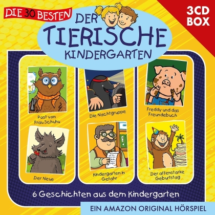 Der Tierische Kindergarten - 001: 3 CD-Box (3 CDs)