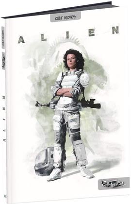 Alien (1979) (Film Culte, Format A4, Collector's Cut, Digibook, Director's Cut, Versione Cinema, Blu-ray + DVD)