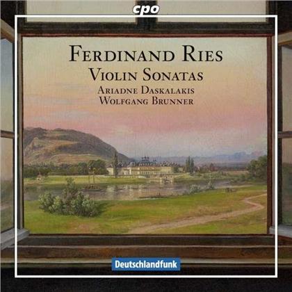 Ferdinand Ries (1784-1838), Ariadne Daskalakis & Wolfgang Brunner - Sonaten für Violine & Klavier op.8 Nr.1; op.16 Nr.2; op.71