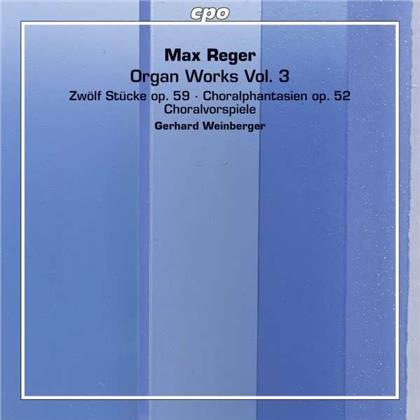 Max Reger (1873-1916) & Gerhard Weinberger - Organ Works Vol. 3 / Orgelwerke Vol.3 - Wilhelm Sauer-Orgel St. Petri Dom Bremen; Wilhelm Sauer-Orgel Stadtkirche Bad Salzungen (2 Hybrid SACDs)