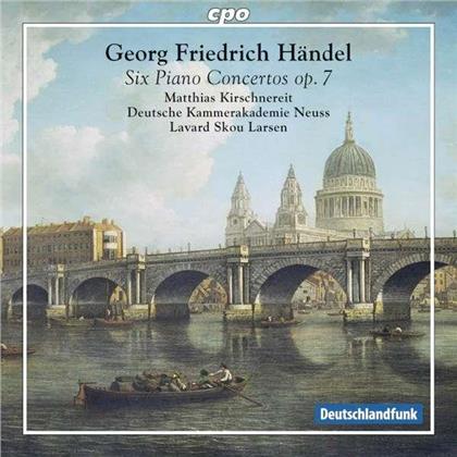 Matthias Kirschnereit (Piano), Lavard Skou-Larsen & Deutsche Kammerakademie Neuss - Piano Concertos op. 7 - Klavierkonzerte Nr.7-12 (op.7 Nr.1-6 HWV 306-311) (Hybrid SACD)