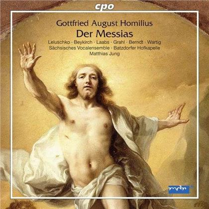 Meike Leluschko, Friederike Beykirch, Gottfried August Homilius (1714-1785), Matthias Jung, Batzdorfer Hofkapelle, … - Der Messias (2 CDs)