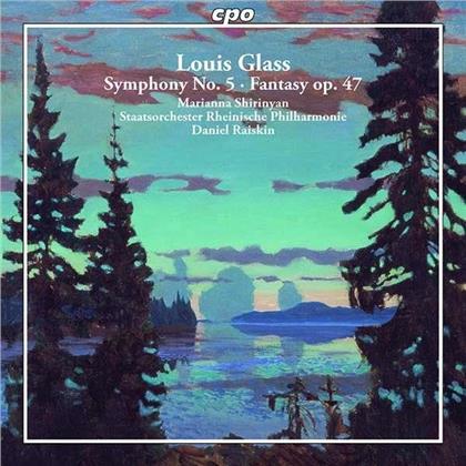 Louis Glass (1864-1936), Daniel Raiskin, Marianna Shirinyan & Staatsorchester Rheinische Philharmonie - Complete Symphonies Vol. 2 - Symphonie Nr. 5 C-Dur op. 57 "Svastika" & Fantasie op. 47 für Klavier & Orchester