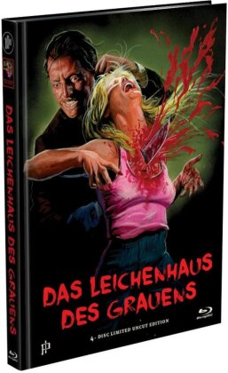 Das Leichenhaus des Grauens (1988) (Cover B, Limited Edition, Mediabook, Premium Edition, Uncut, 2 Blu-rays + 2 DVDs)
