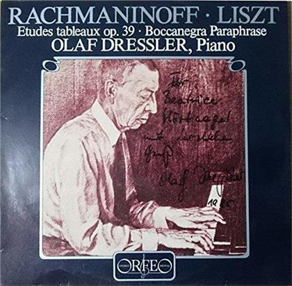 Sergej Rachmaninoff (1873-1943), Franz Liszt (1811-1886) & Olaf Dressler - Etudes Tableaux Op.39, Boccanegra Paraphrase (LP)