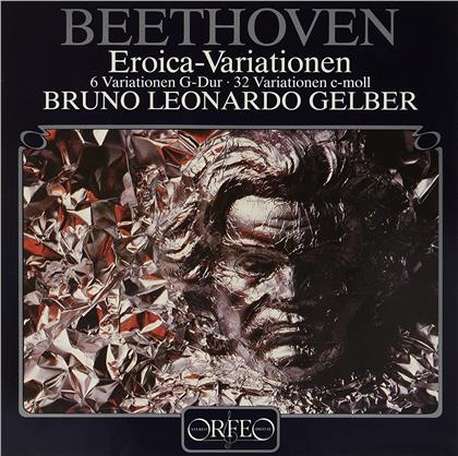 Ludwig van Beethoven (1770-1827) & Bruno Leonardo Gelber - Eroica-Variationen, 6 Variationen G-Dur, 32 Var. C-Moll (LP)