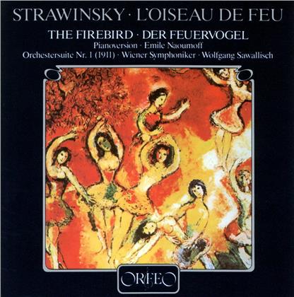 Igor Strawinsky (1882-1971), Wolfgang Sawalisch, Emile Naoumoff & Wiener Symphoniker - Der Feuervogel Pianoversion, Orchestersuite 1 (LP)