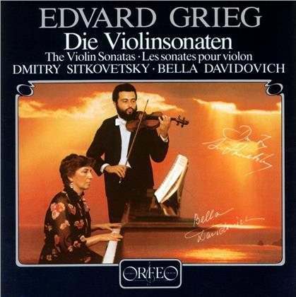 Edvard Grieg (1843-1907), Dmitri Sitkovetsky & Bella Davidovich - Die Violinsonaten (LP)