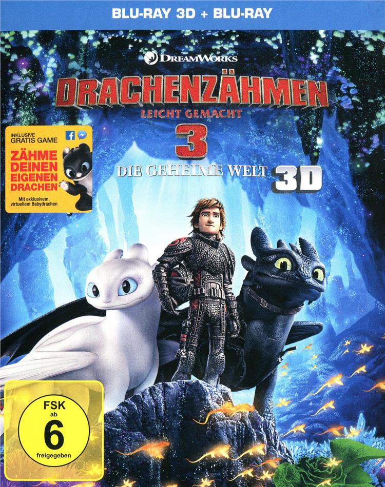 Drachenzähmen leicht gemacht 3 - Die geheime Welt (2019) (Blu-ray 3D + Blu-ray)