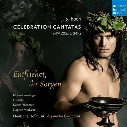 Alexander Grychtolik, Deutsche Hofmusik & Johann Sebastian Bach (1685-1750) - Celebration Cantatas BWV 205a & 249a - Entfliehet