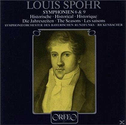 Louis Spohr (1784-1859), Rickenbacher & Symphonieorchester des Bayerischen Rundfunks - Symphonies Nos. 6 & 9 (LP)