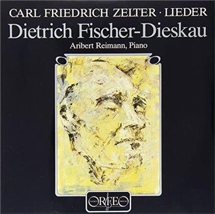 Carl Friedrich Zelter (1758-1832), Dietrich Fischer-Dieskau & Aribert Reimann (*1936) - Ausgewahlte Lieder (LP)