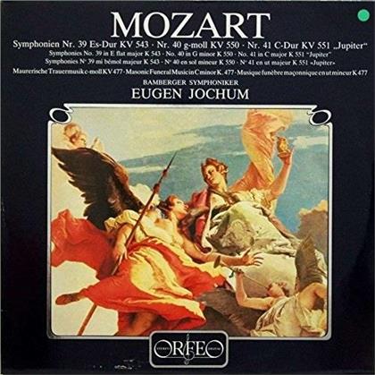 Wolfgang Amadeus Mozart (1756-1791), Eugen Jochum & Bamberger Symphoniker - Symphonien Nr. 39-41 (2 LPs)