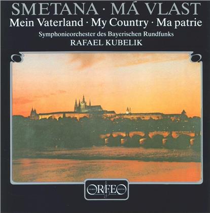 Friedrich Smetana (1824-1884), Rafael Kubelik & Symphonieorchester des Bayerischen Rundfunks - Ma Vlast - inkl. "Die Moldau" (2 LPs)