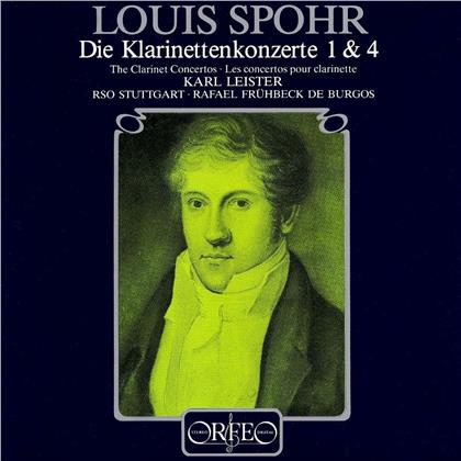 Louis Spohr (1784-1859), Rafael Frühbeck de Burgos, Karl Leister & Radio Sinfonieorchester Stuttgart - Klarinettenkonzerte Nr. 1 & 4 (2 LP)