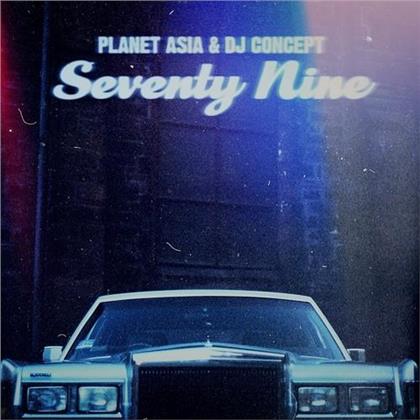 Planet Asia & DJ Concept - Seventy Nine (Black Vinyl, LP)