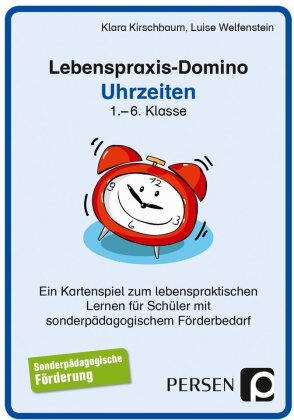 Lebenspraxis-Domino - Uhrzeiten (Kartenspiel)