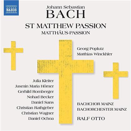 Johann Sebastian Bach (1685-1750), Ralf Otto, Bachorchester Mainz & Bachchor Mainz - St Matthew Passion - Matthäus-Passion (3 CDs)