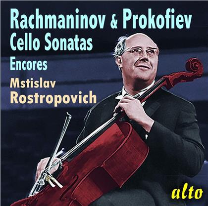 Sergej Rachmaninoff (1873-1943), Serge Prokofieff (1891-1953), Mstislav Rostropovitsch & Lev Oborin - Cello Sonaten & Encores