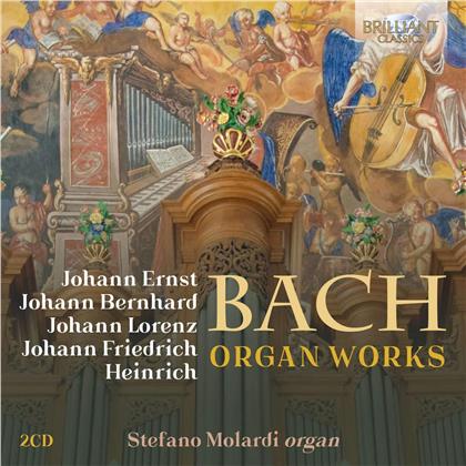 Johann Ernst Bach II (1722-1777), Johann Bernhard Bach I (1676-1749), Johann Lorenz Bach (1695-1773), Johann Friedrich Bach I (1682-1730), Heinrich Bach (1615-1692), … - Bach Family Organ Works (2 CD)