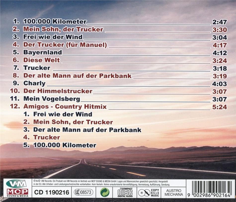 Ihre Schonsten Trucker Amp Country Lieder By Amigos