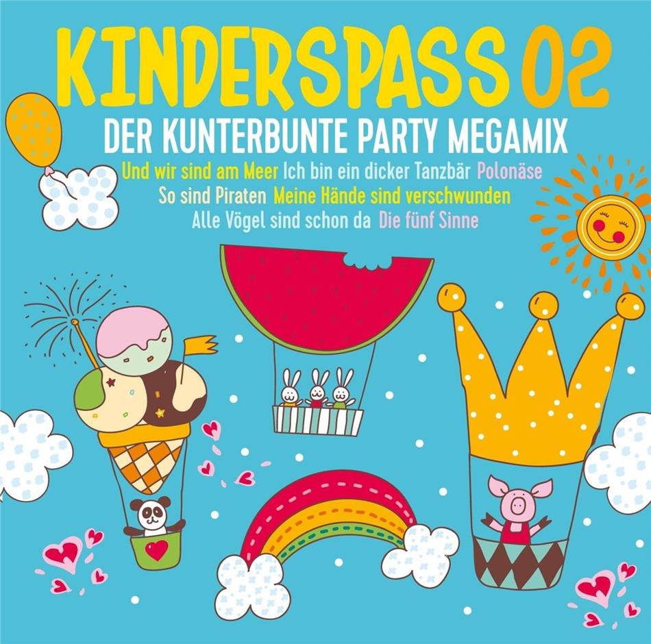 Kinderspass Vol 2 Der Kunterbunte Party Megamix 2 Cds Cede Com