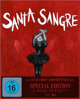 Santa Sangre (1989) (Special Edition, Blu-ray + 3 DVDs + CD)