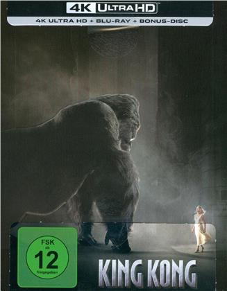 King Kong (2005) (Extended Edition, Cinema Version, Limited Edition, Steelbook, 4K Ultra HD + 2 Blu-rays)