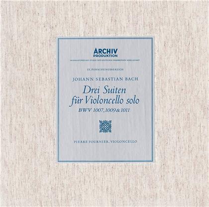 Johann Sebastian Bach (1685-1750) & Pierre Fournier - Drei Suiten Für Cello Solo (UHQCD, Japan Edition)