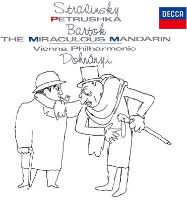 Igor Strawinsky (1882-1971), Béla Bartók (1881-1945), Christoph Von Dohnányi & Wiener Philharmoniker - Petruschka / The Miracolous Mandarin (UHQCD, Japan Edition)