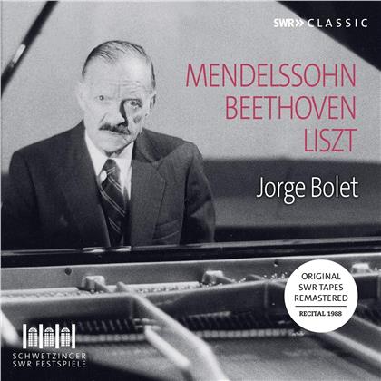 Felix Mendelssohn-Bartholdy (1809-1847), Ludwig van Beethoven (1770-1827), Franz Liszt (1811-1886) & Jorge Bolet - Bolet - Piano Recital 1988