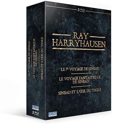 Ray Harryhausen - Le 7ème voyage de Sinbad / Le voyage fantastique de Sinbad / Sinbad et l'Oeil du Tigre (3 Blu-rays)