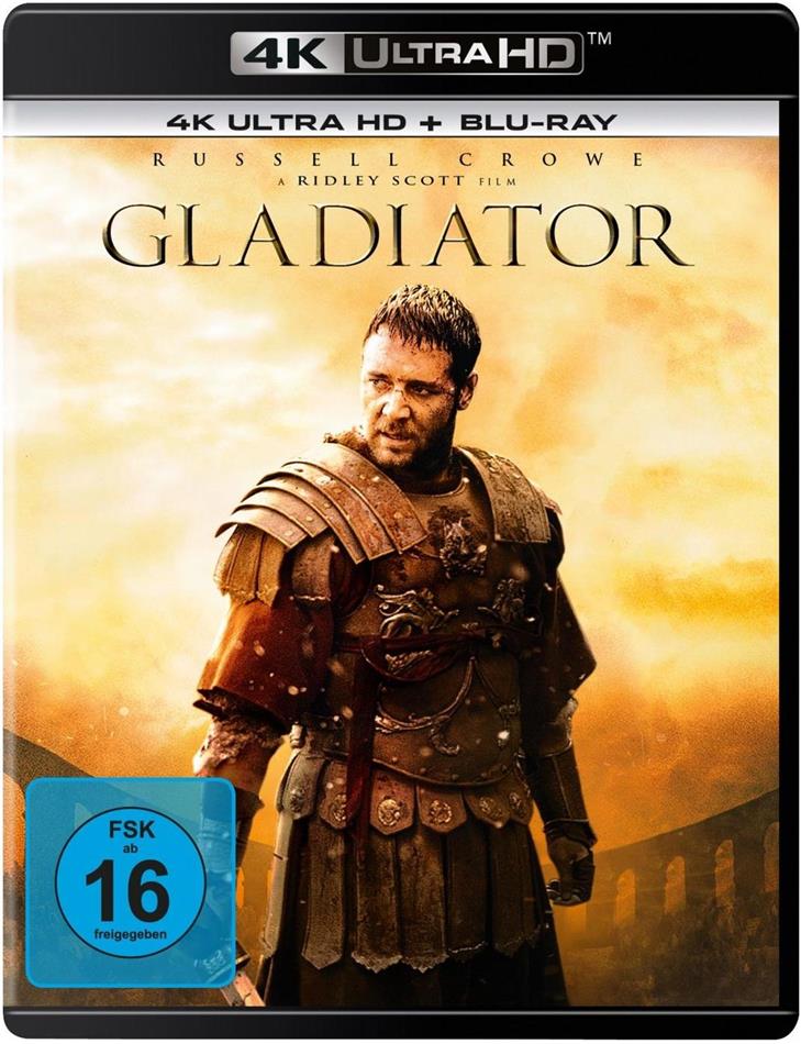 Gladiator (2000) (Extended Edition, Kinoversion, 4K Ultra HD + Blu-ray)