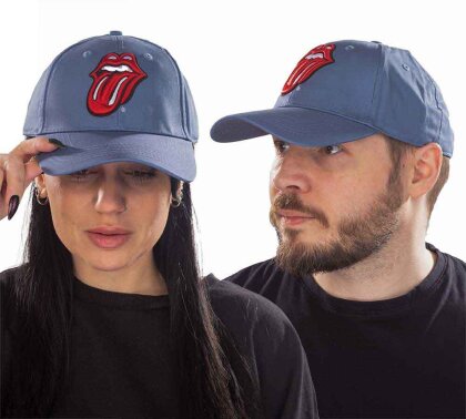 Rolling Stones - RollingStones Classic Tongue Denim Baseball Cap
