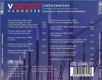Voktett Hannover - Liebesweisen