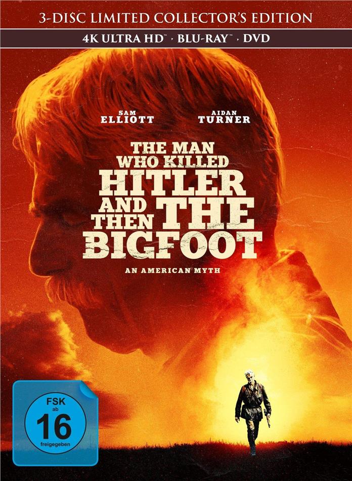 The Man Who Killed Hitler and Then The Bigfoot (2018) (Collector's Edition, Limited Edition, Mediabook, 4K Ultra HD + Blu-ray + DVD)